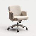 Bureaustoel van stof met verstelbare hoogte grijs 60 x 60 x 85cm
